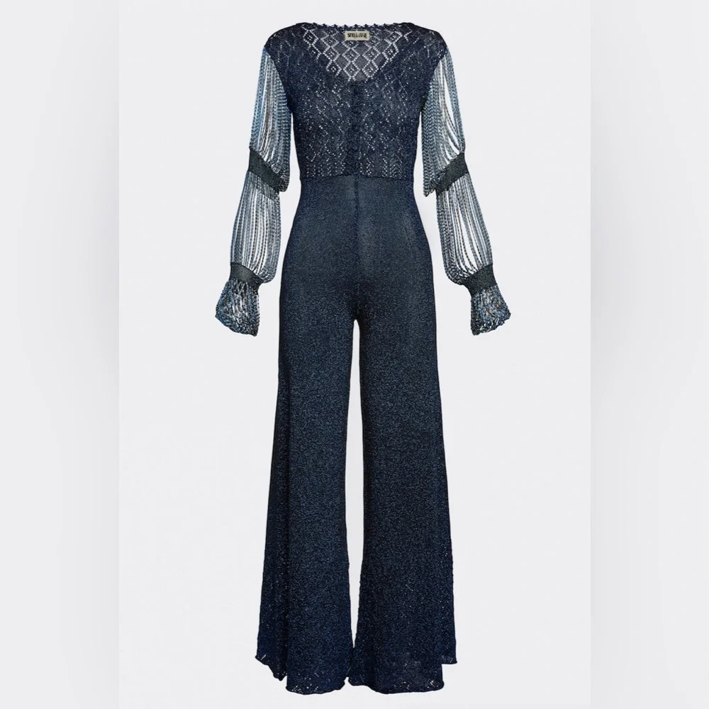 Stoned Immaculate x Stellaire Stardust Lurex Jumpsuit - Picture 1 of 11